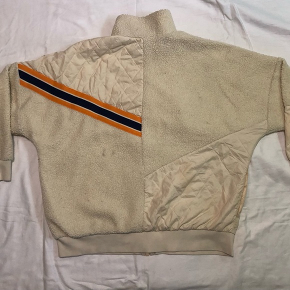 Nike Sportswear Full Zip Sherpa Size Large Track Jacket Muslin BV3040-115 small - Picture 11 of 12